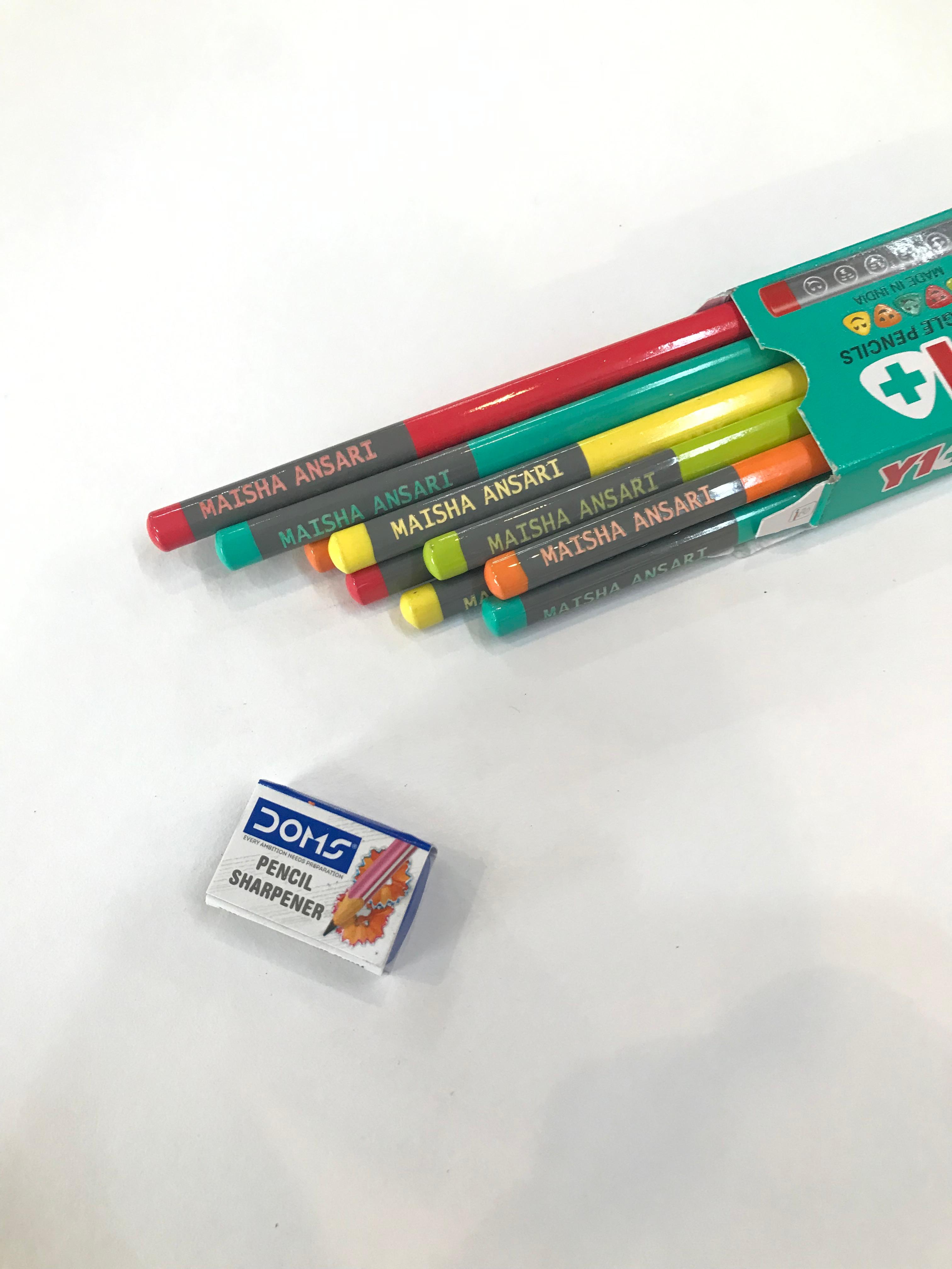 Name Engraved Pencils — Personalized Gift for Kids