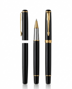 Signature Series personalized Black & Gold Rollerball Pen